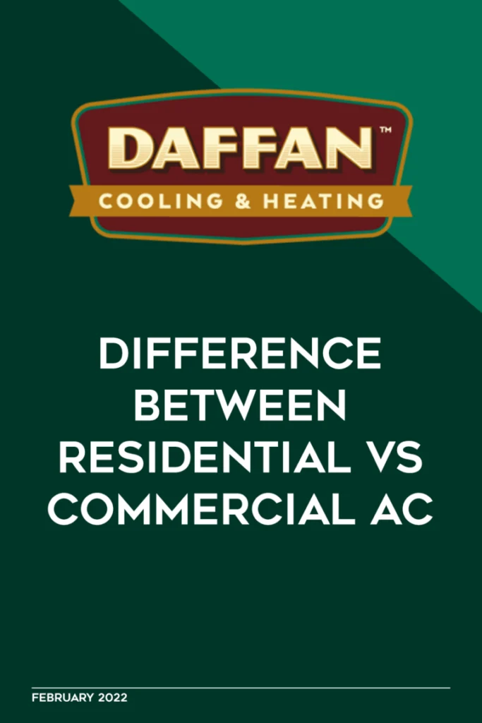 Difference Between Residential Vs Commercial AC