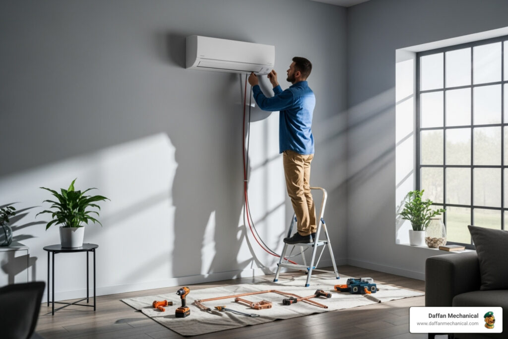 Ductless AC replacement